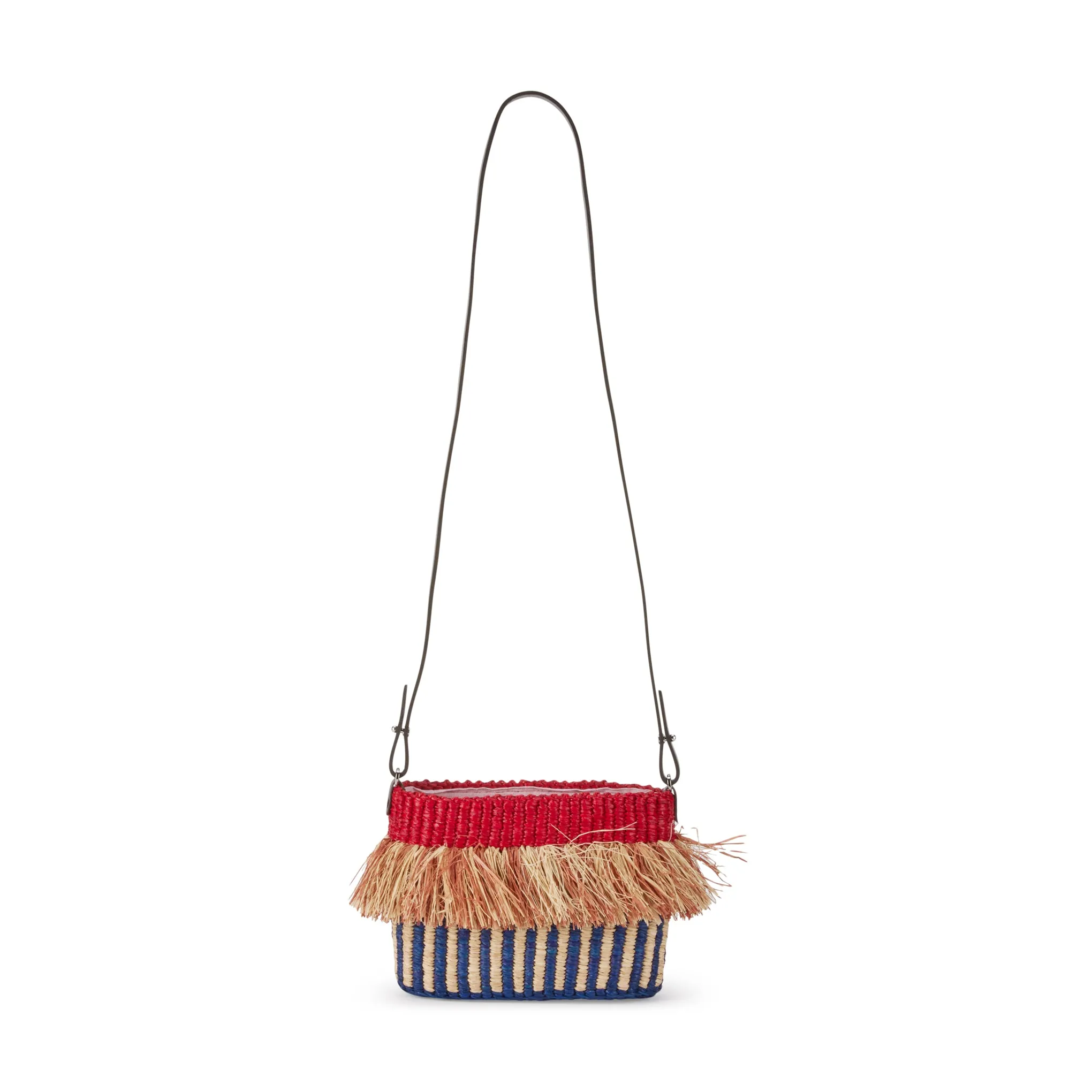 Aaks Hana Mini Rouge Raffia Bag