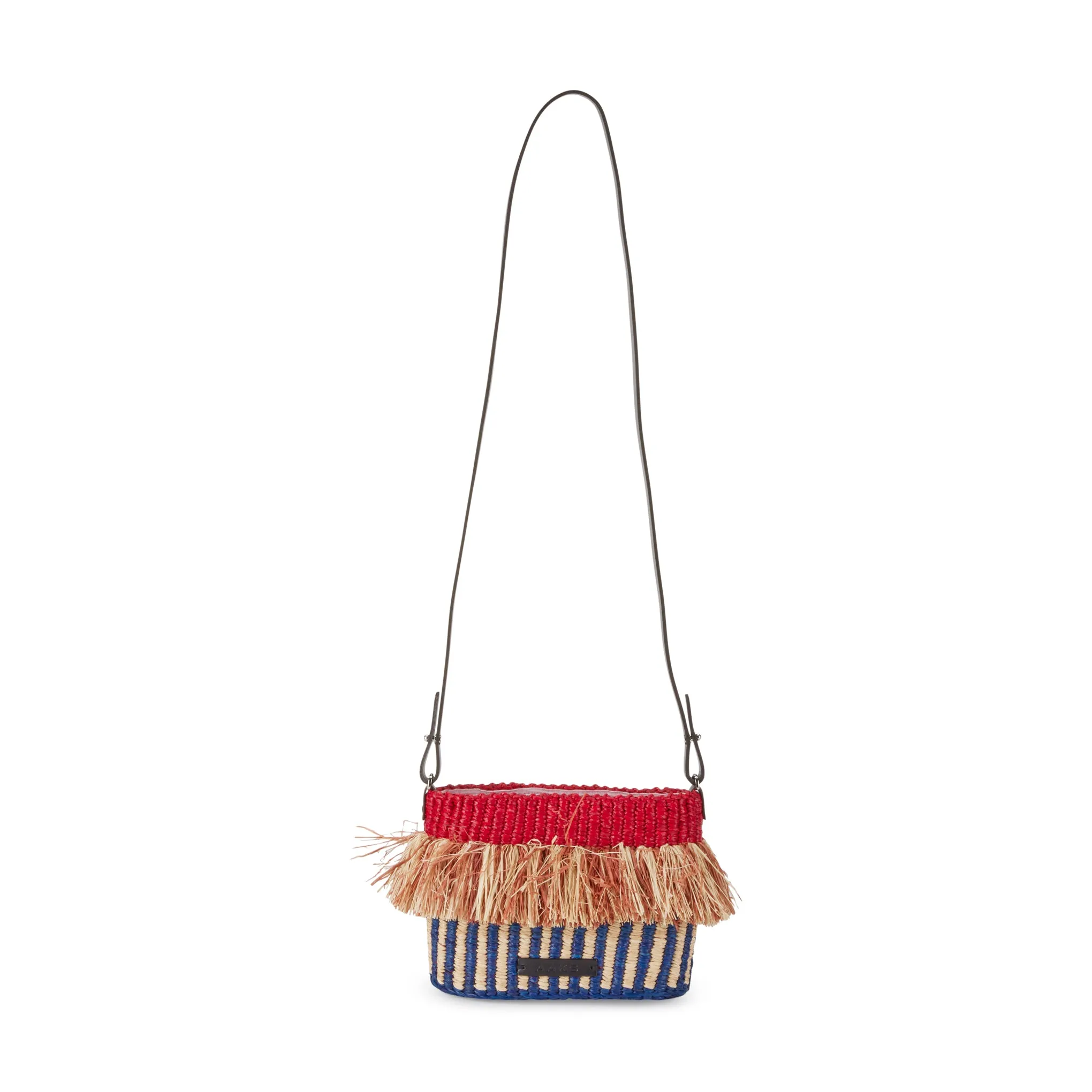 Aaks Hana Mini Rouge Raffia Bag