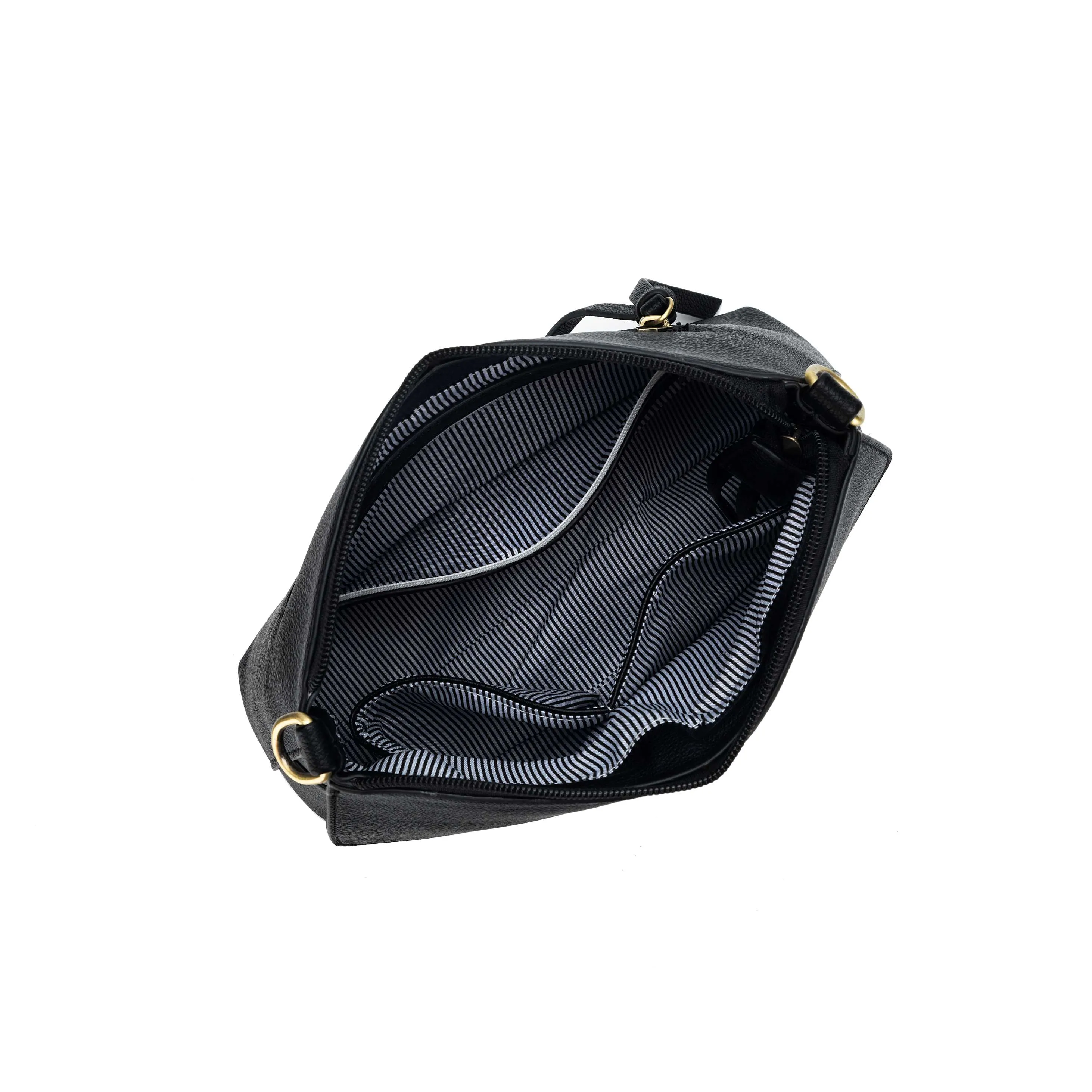 Alessia Black Crossbody Bag