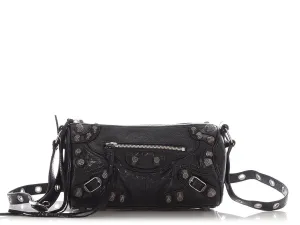 Balenciaga Black Le Cagole Cylinder Bag