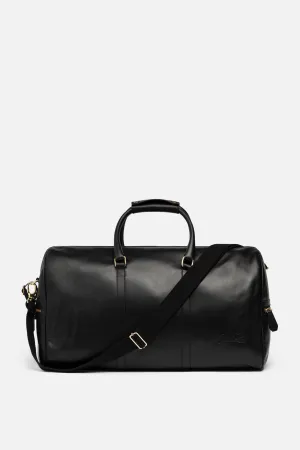 Beverly Hills Carryall Duffle Leather Bag in Black - WAITLIST