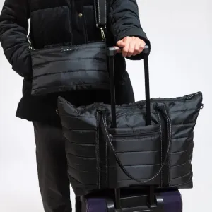 Black 3 in 1 Large Travel Puffer