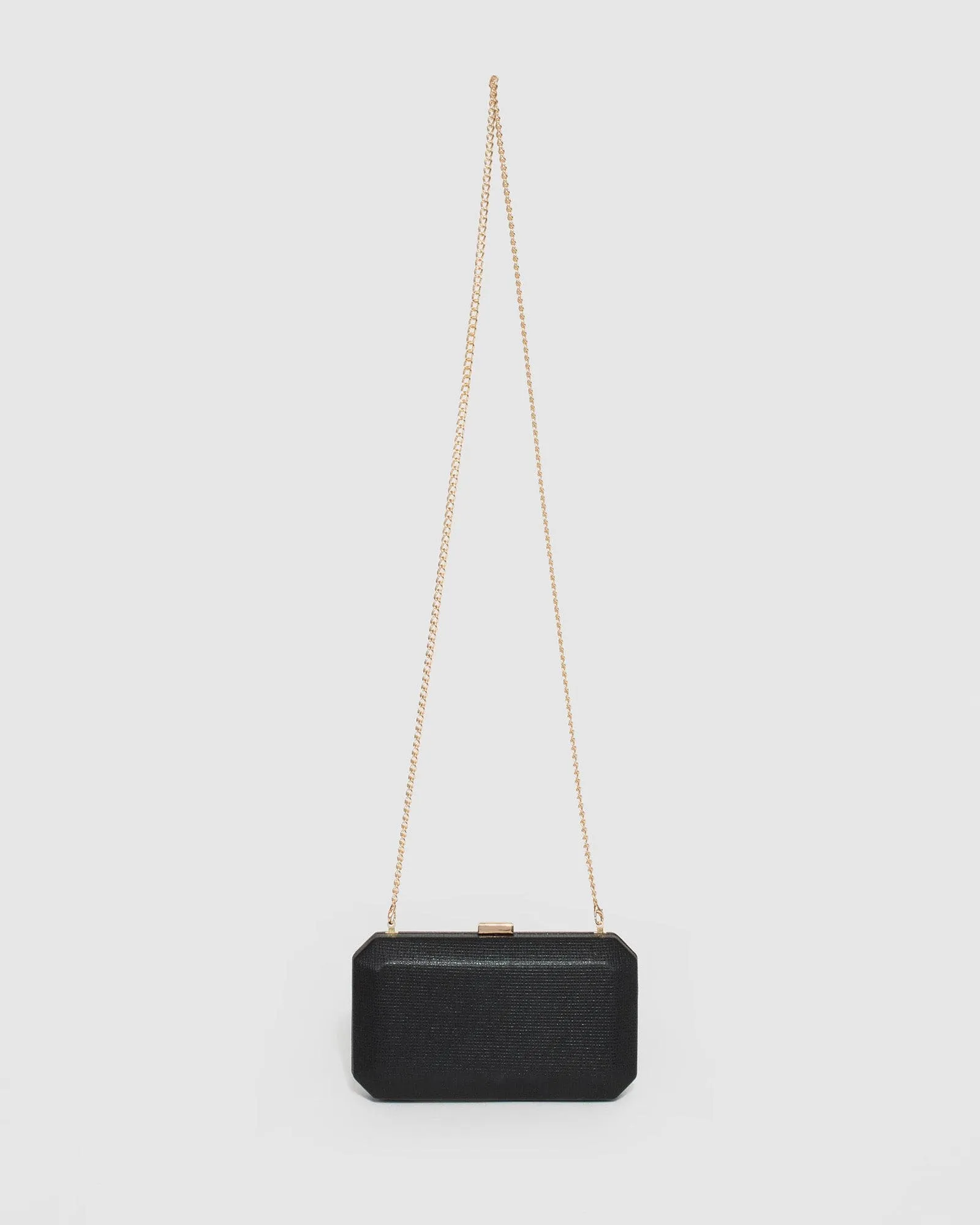 Black Bonita Hardcase Clutch Bag