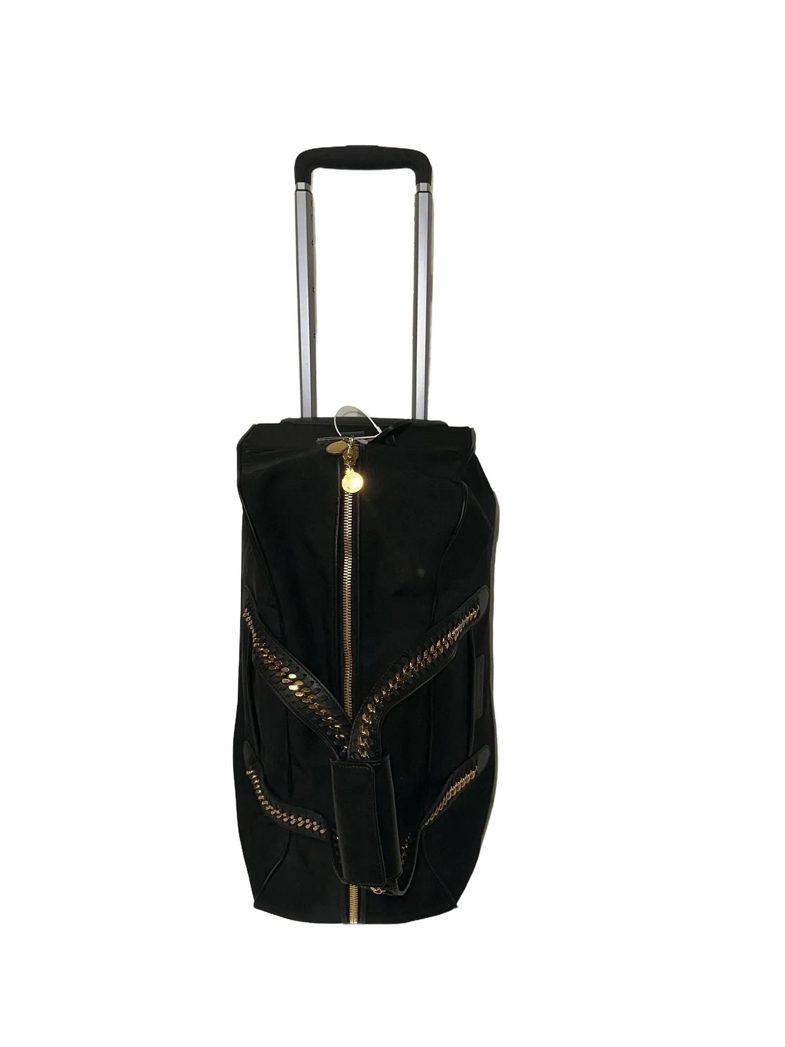 Black Duffel Bag with Rollers