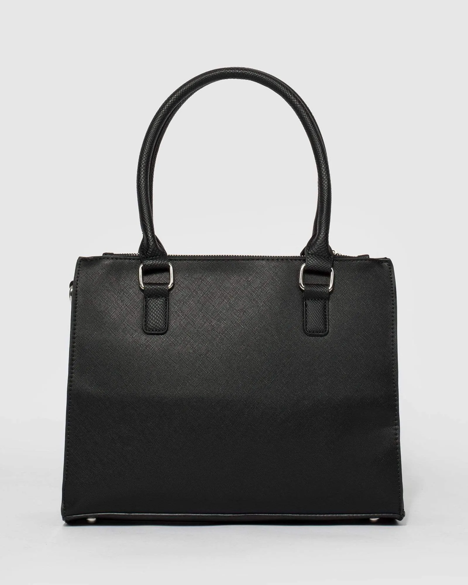 Black Fabiana Tassel Tech Tote Bag