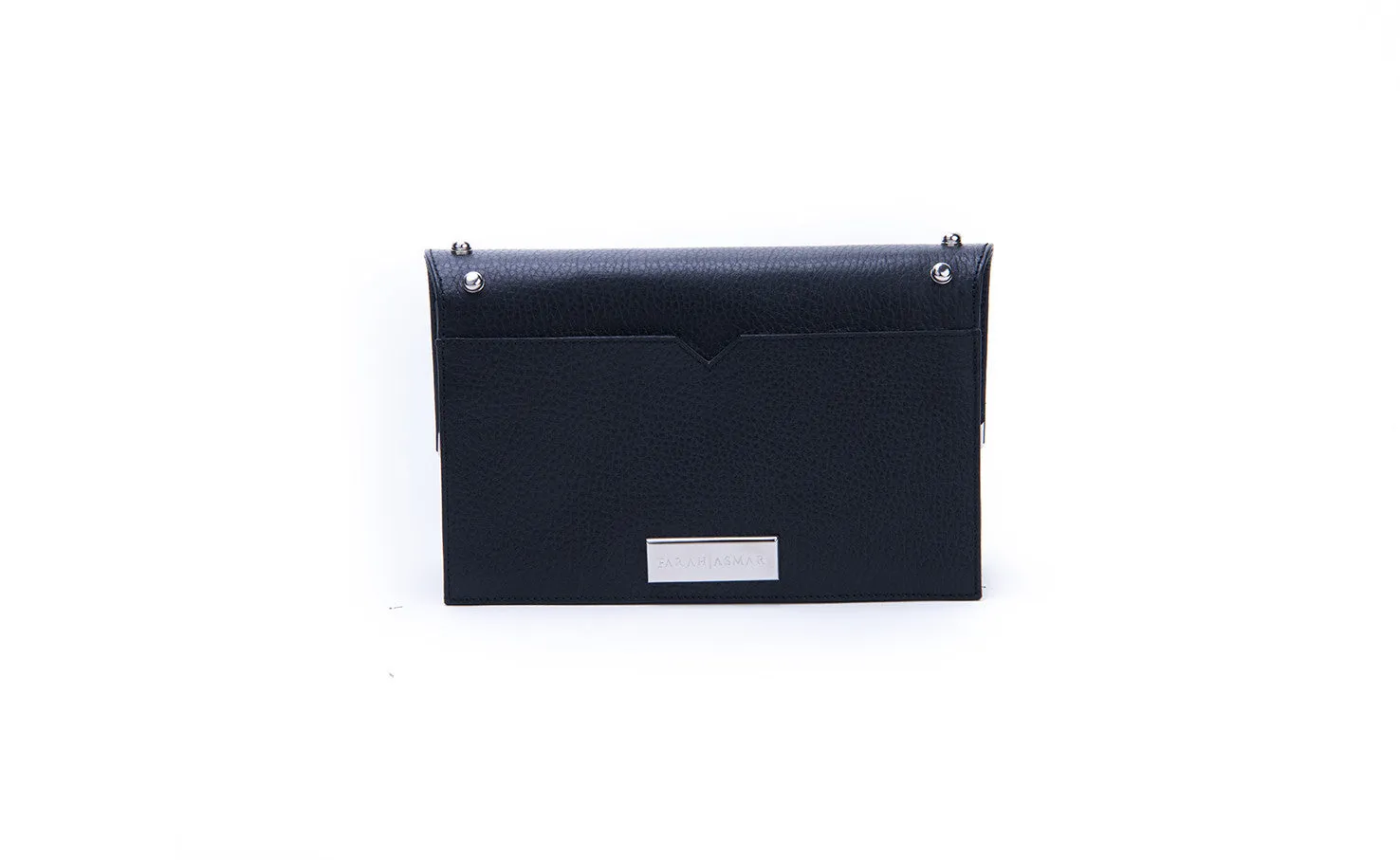 Black Kaia Clutch/ shoulder bag