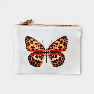 Butterfly Designer Inspired Zipper Bag