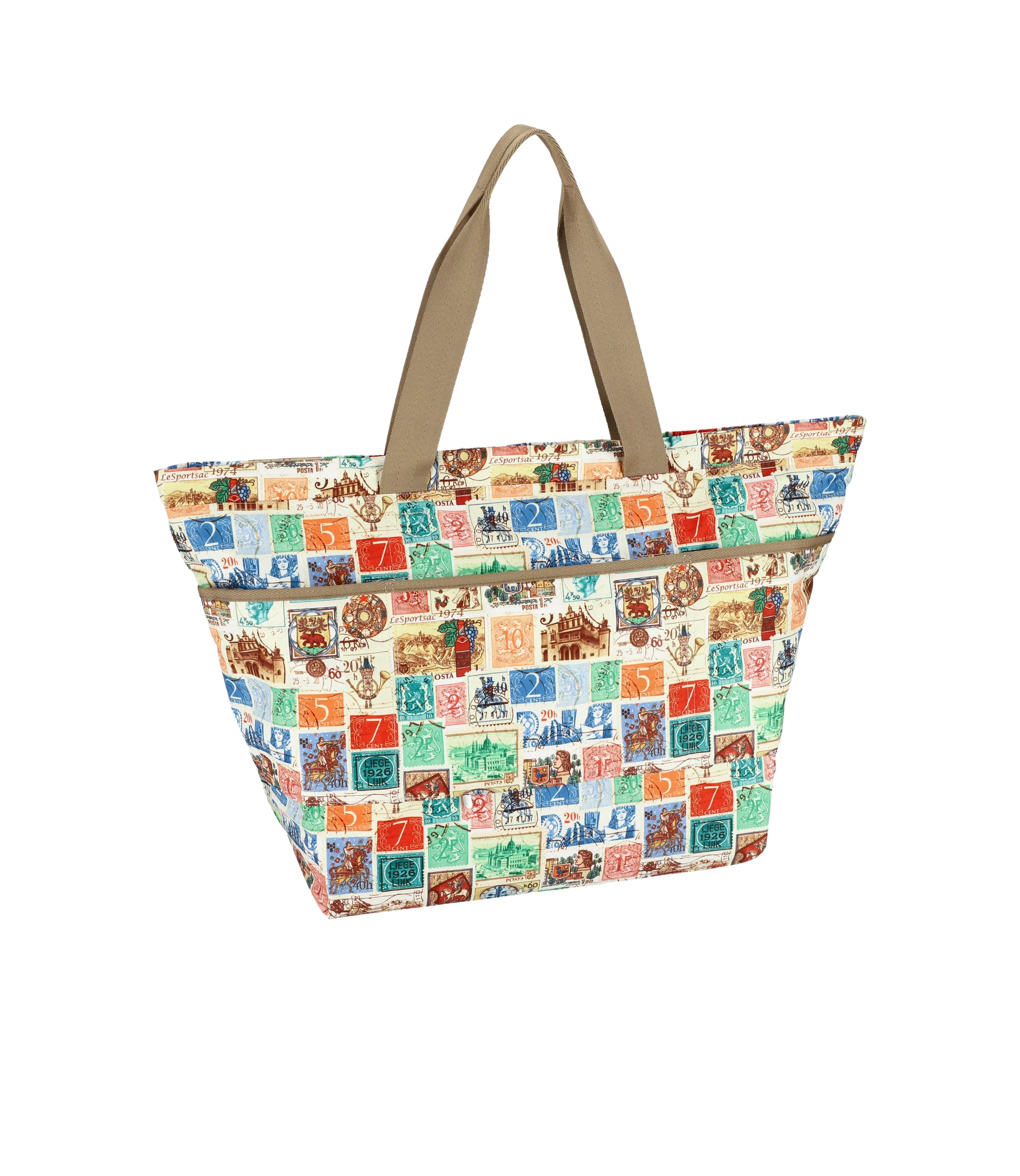 Carlin Zip Top Tote Bag