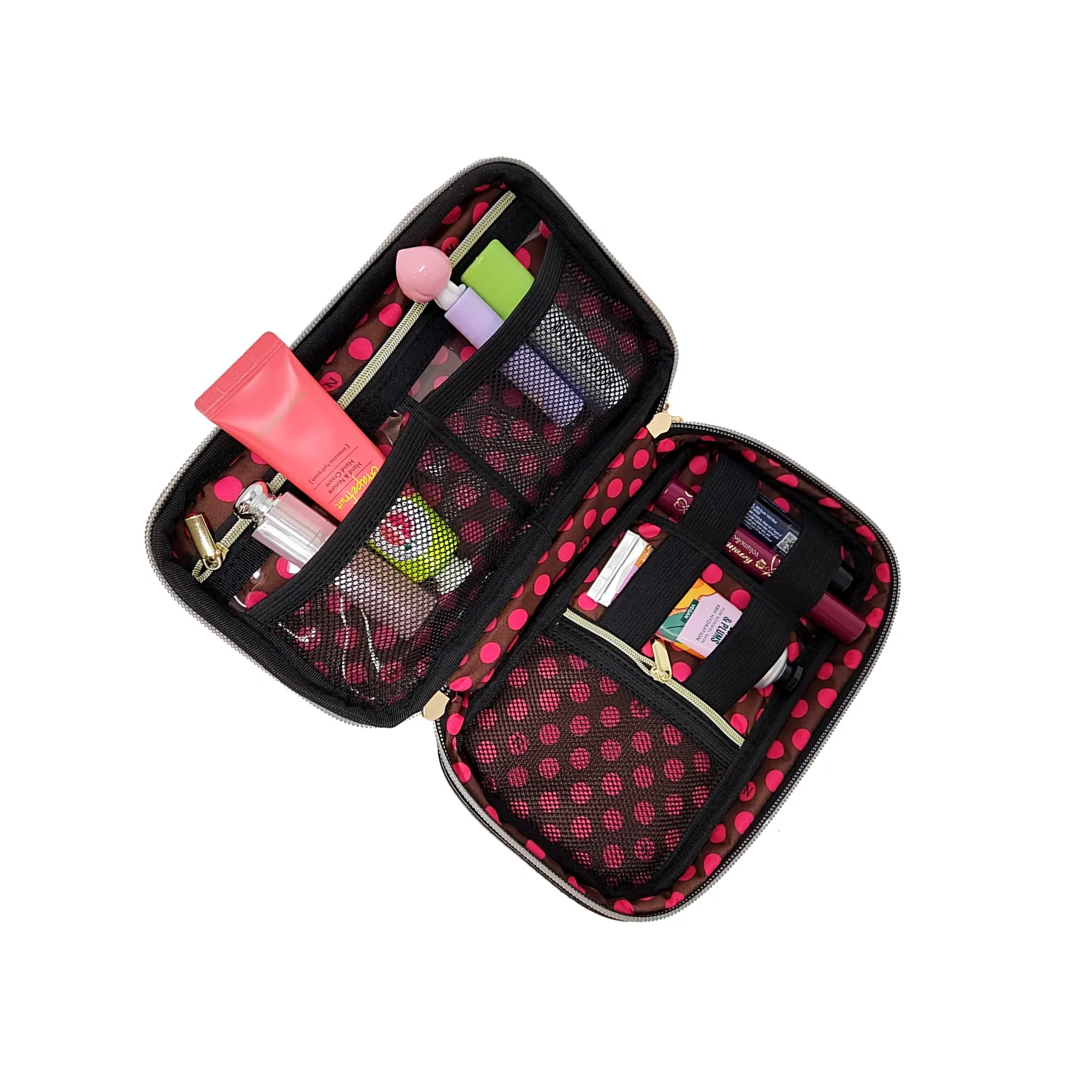 COSMETIC & BRUSH ORGANIZER CASE