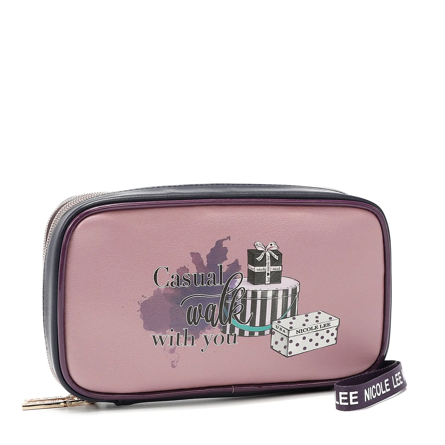 COSMETIC & BRUSH ORGANIZER CASE