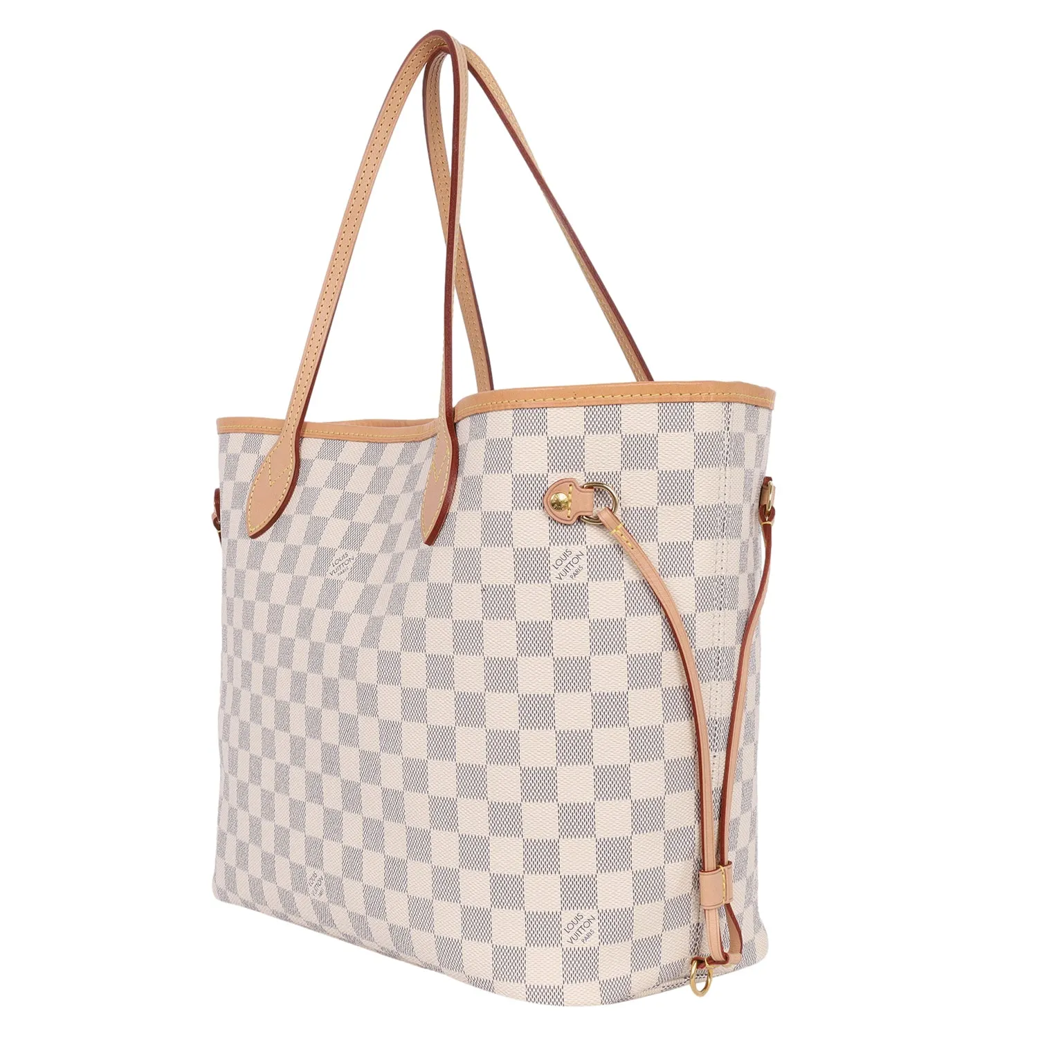 Damier Azur Canvas Neverfull MM Tote (Authentic Pre-owned)