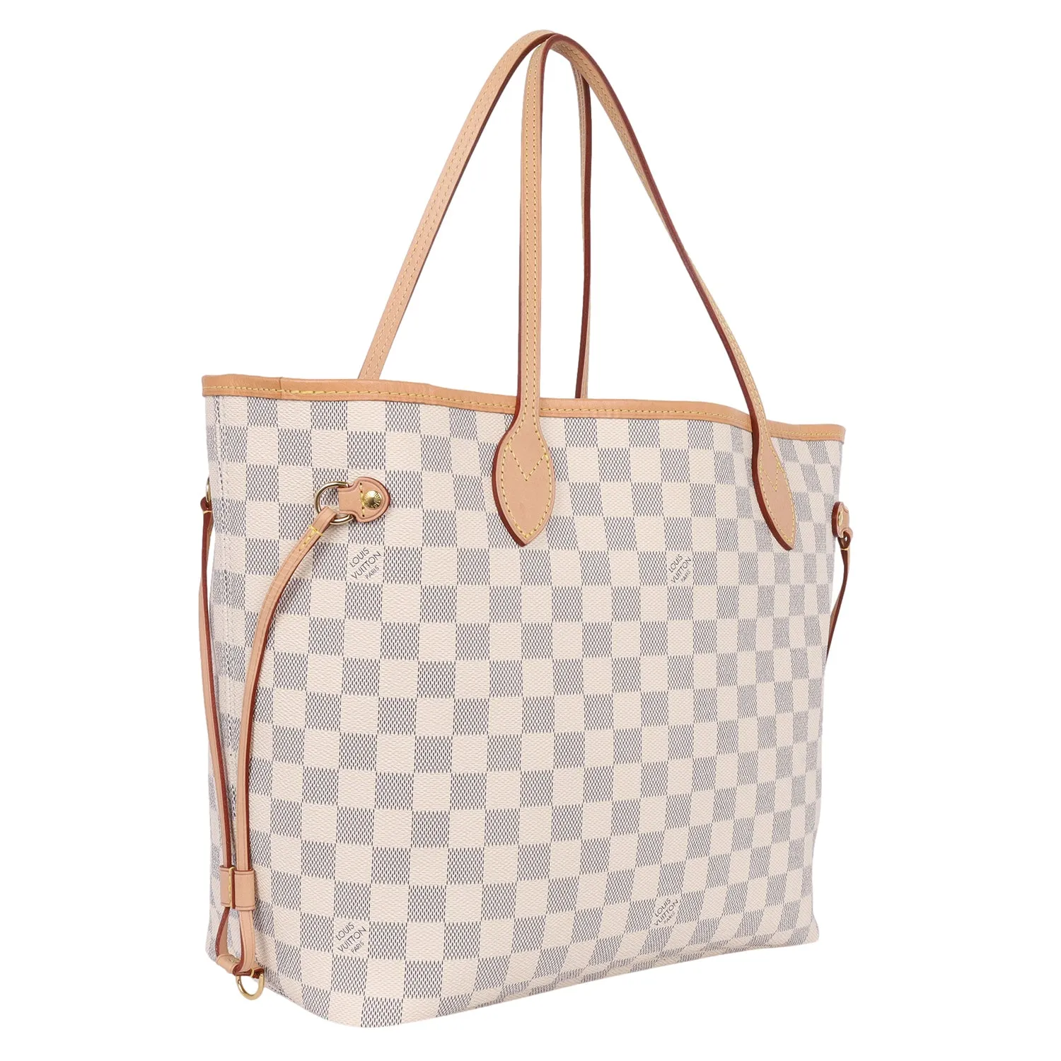 Damier Azur Canvas Neverfull MM Tote (Authentic Pre-owned)