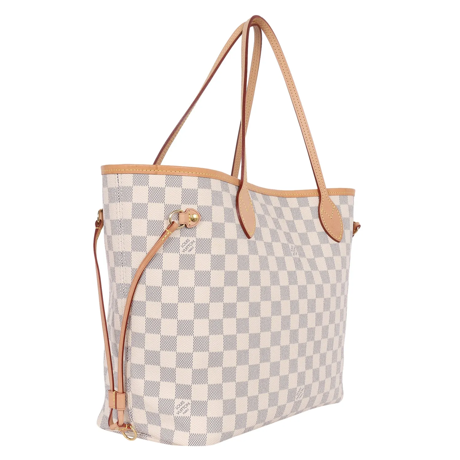 Damier Azur Canvas Neverfull MM Tote (Authentic Pre-owned)