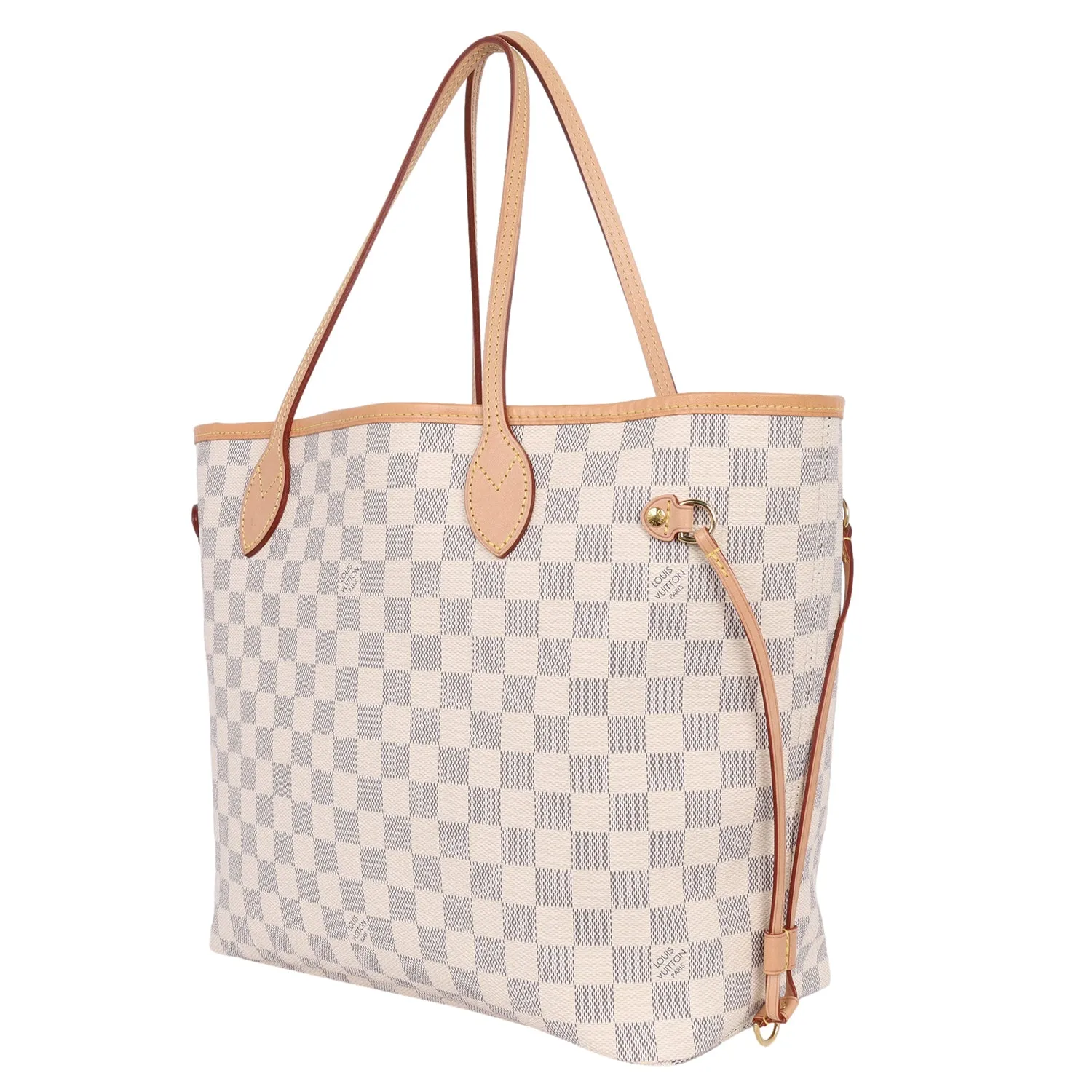 Damier Azur Canvas Neverfull MM Tote (Authentic Pre-owned)