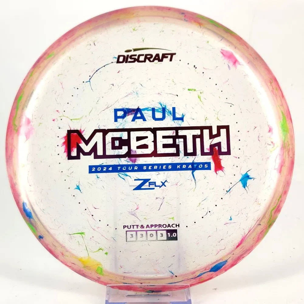 Discraft Paul McBeth Jawbreaker Z FLX Kratos - 2024 Tour Series