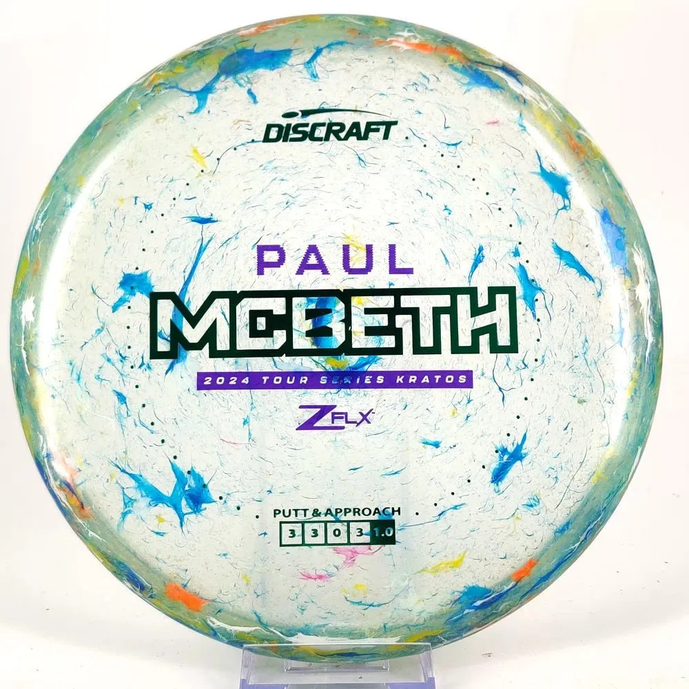 Discraft Paul McBeth Jawbreaker Z FLX Kratos - 2024 Tour Series