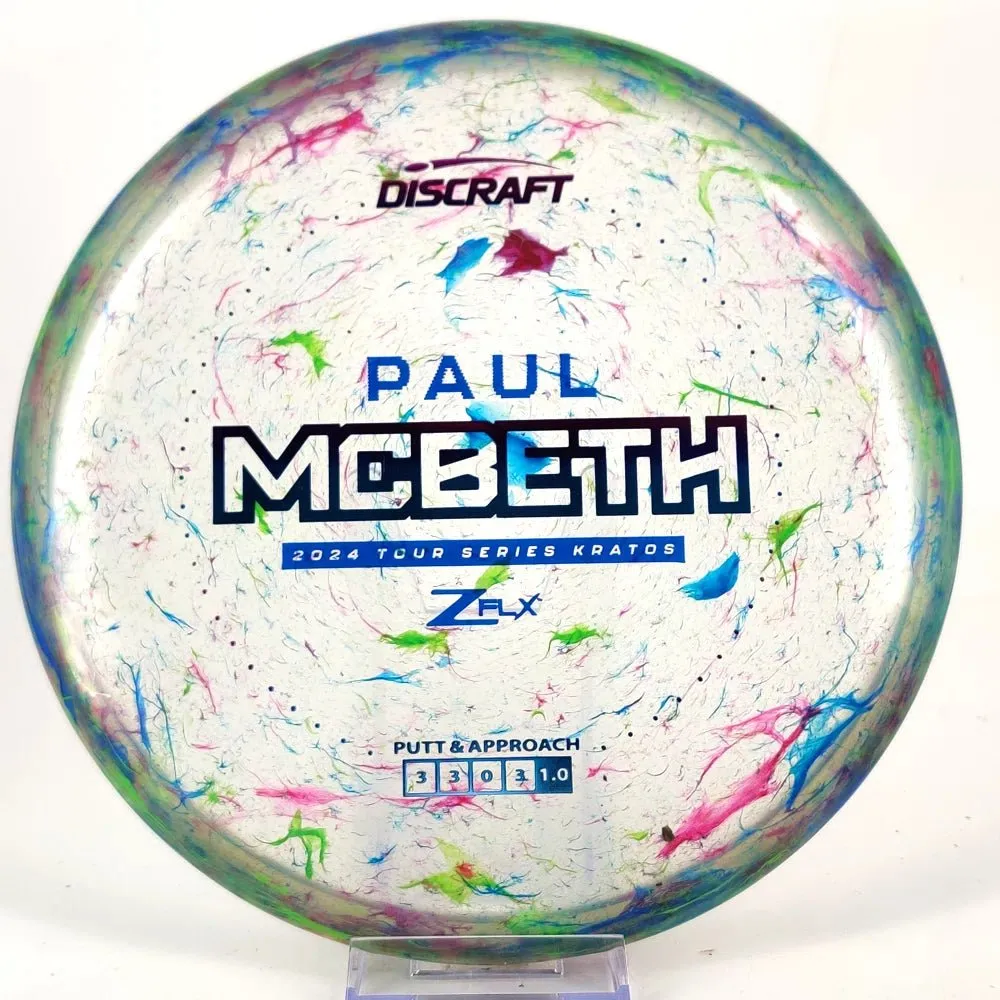 Discraft Paul McBeth Jawbreaker Z FLX Kratos - 2024 Tour Series