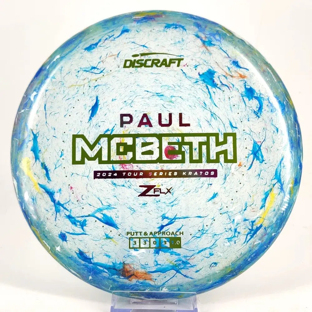 Discraft Paul McBeth Jawbreaker Z FLX Kratos - 2024 Tour Series