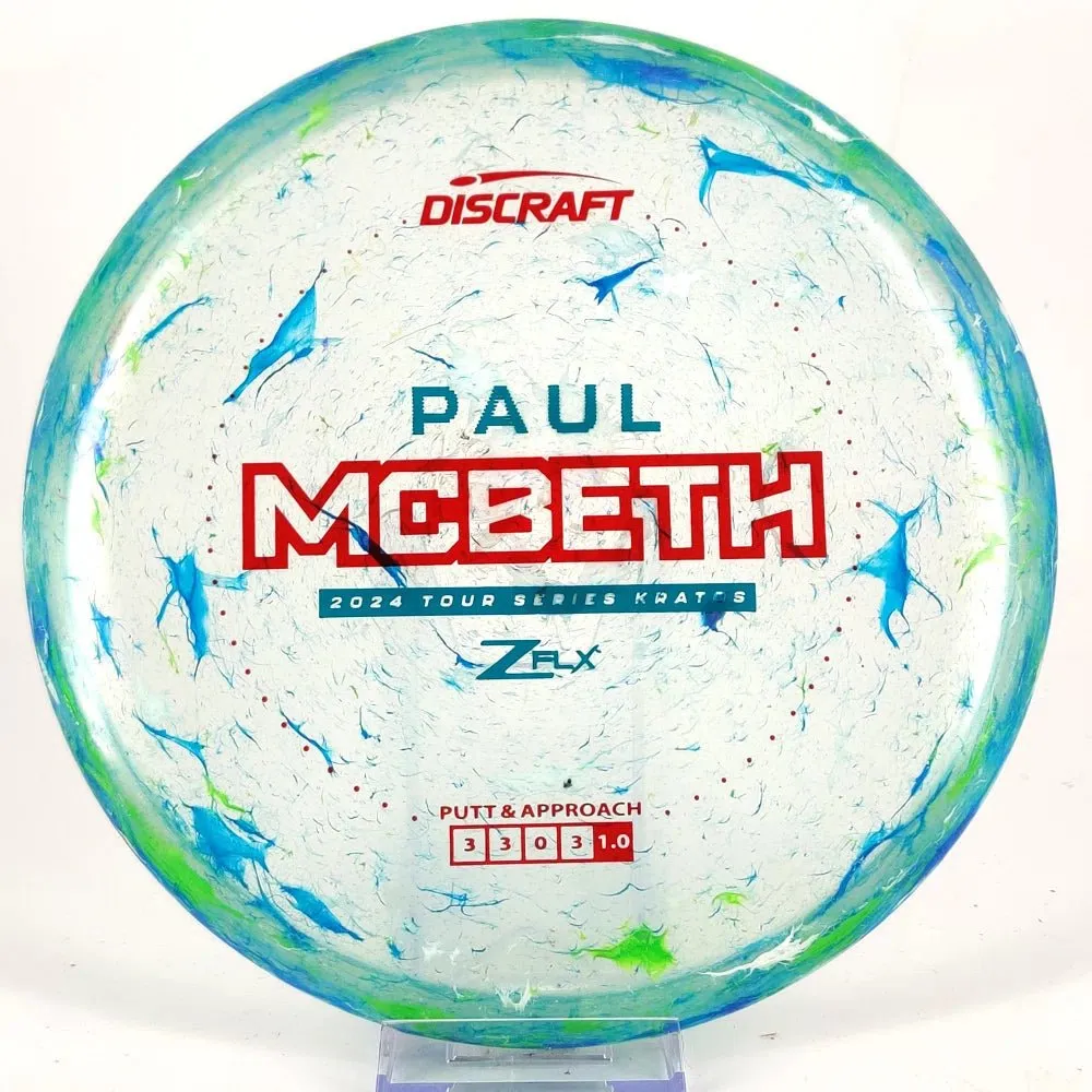 Discraft Paul McBeth Jawbreaker Z FLX Kratos - 2024 Tour Series