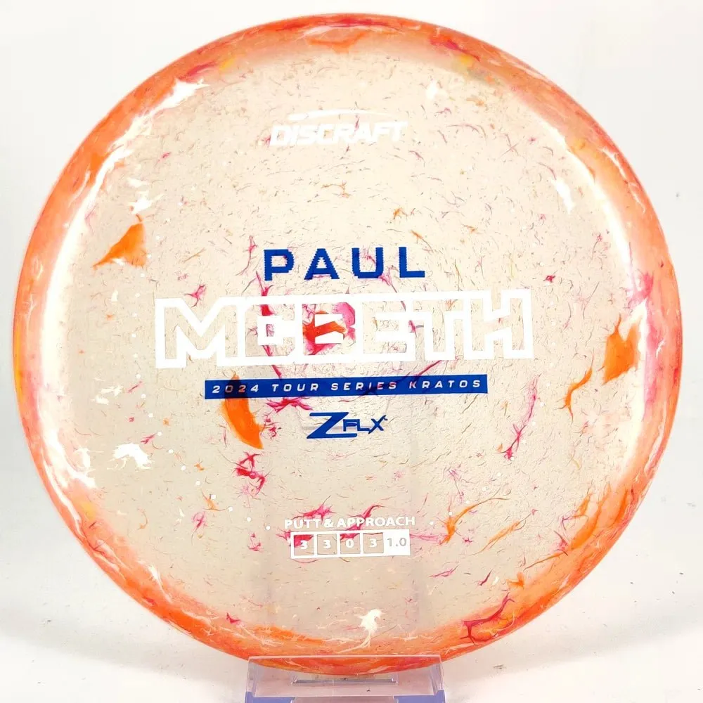 Discraft Paul McBeth Jawbreaker Z FLX Kratos - 2024 Tour Series