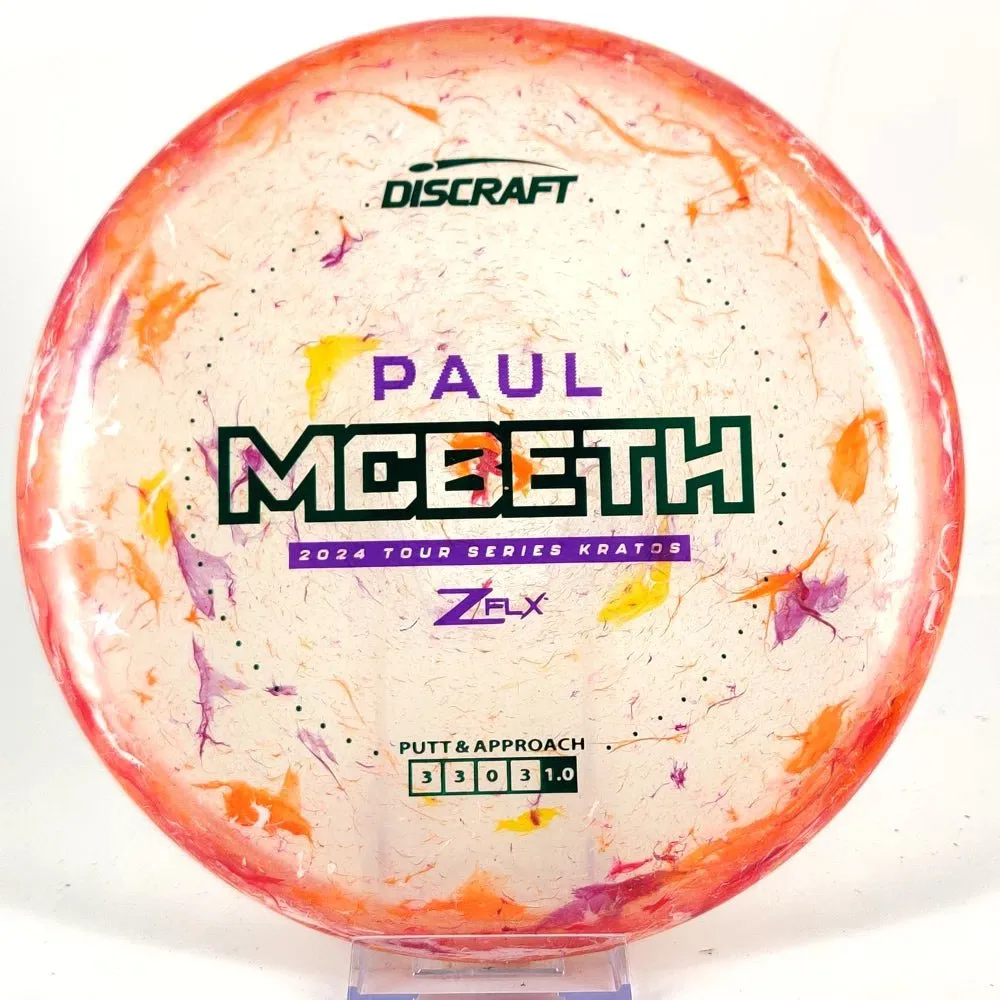 Discraft Paul McBeth Jawbreaker Z FLX Kratos - 2024 Tour Series