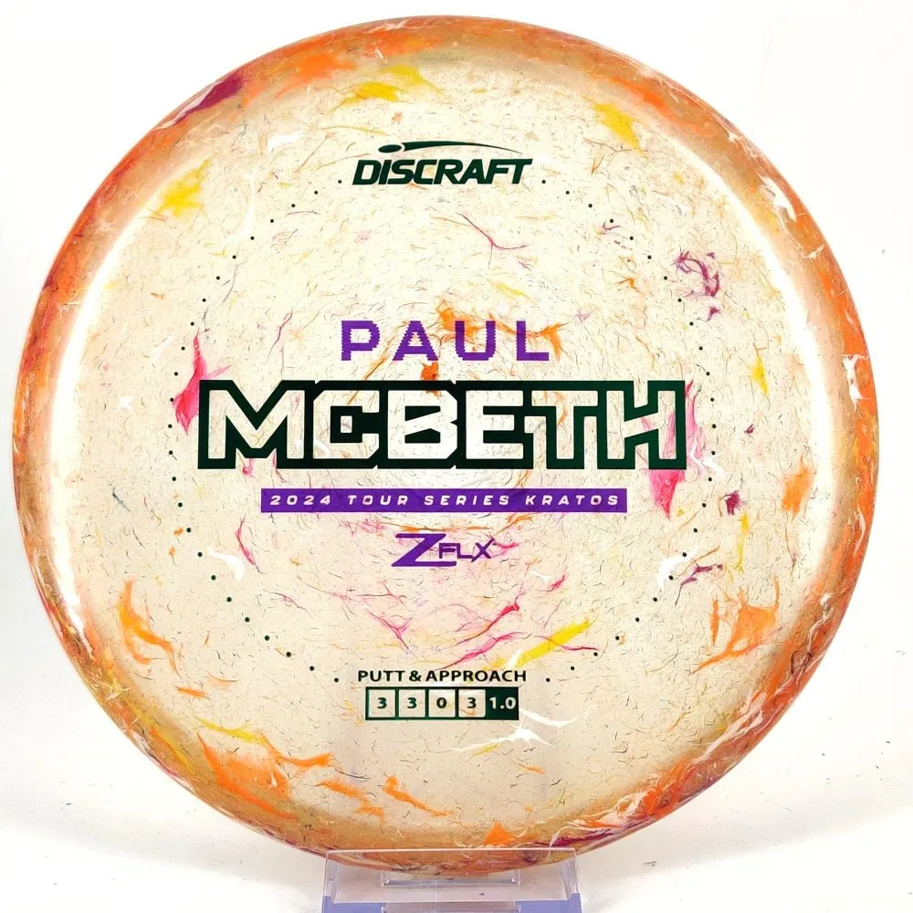 Discraft Paul McBeth Jawbreaker Z FLX Kratos - 2024 Tour Series