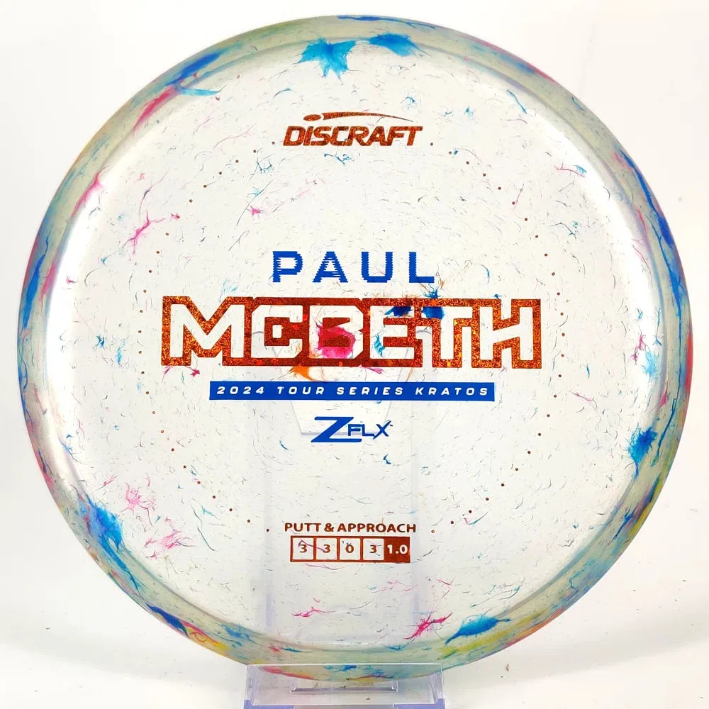 Discraft Paul McBeth Jawbreaker Z FLX Kratos - 2024 Tour Series