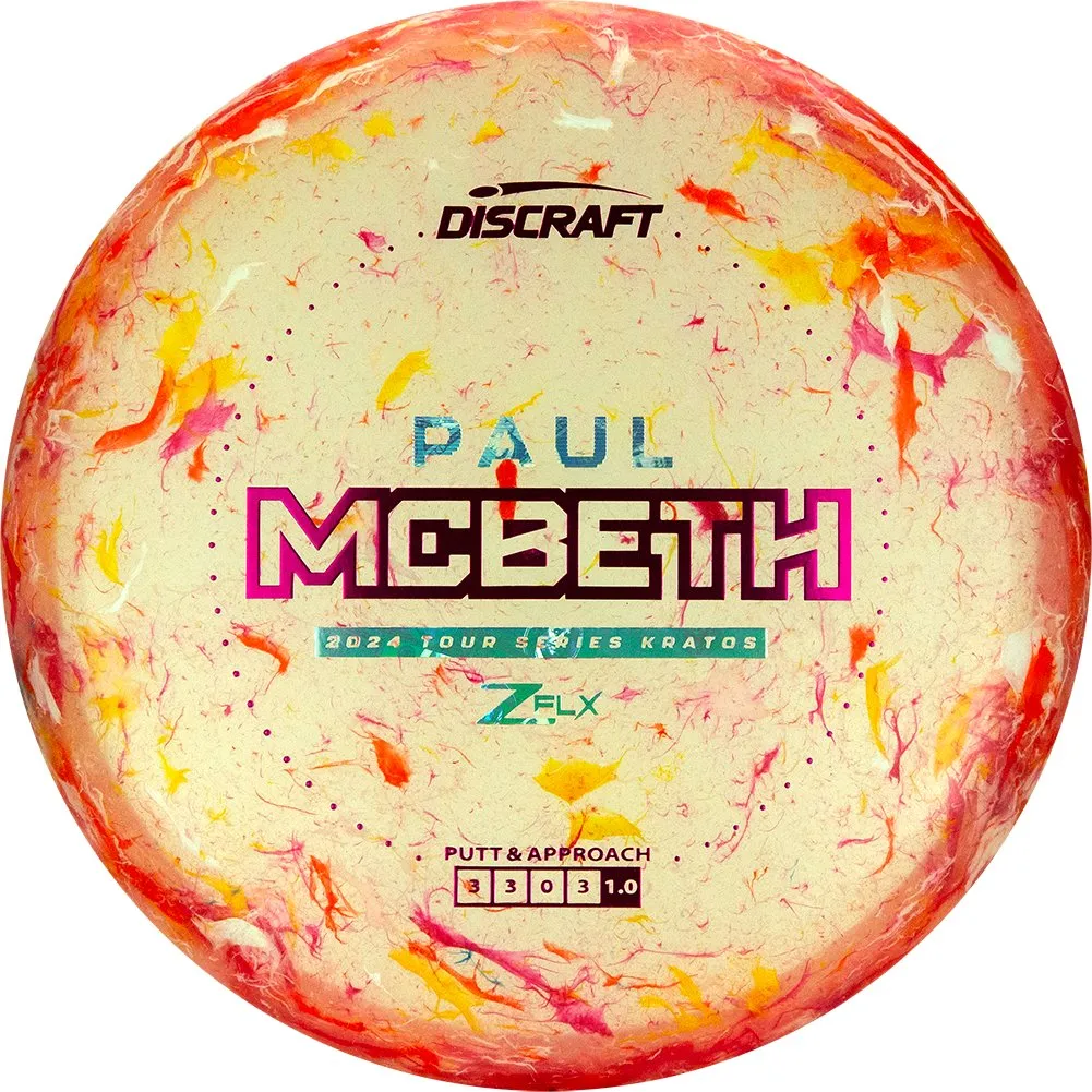 Discraft Paul McBeth Jawbreaker Z FLX Kratos - 2024 Tour Series