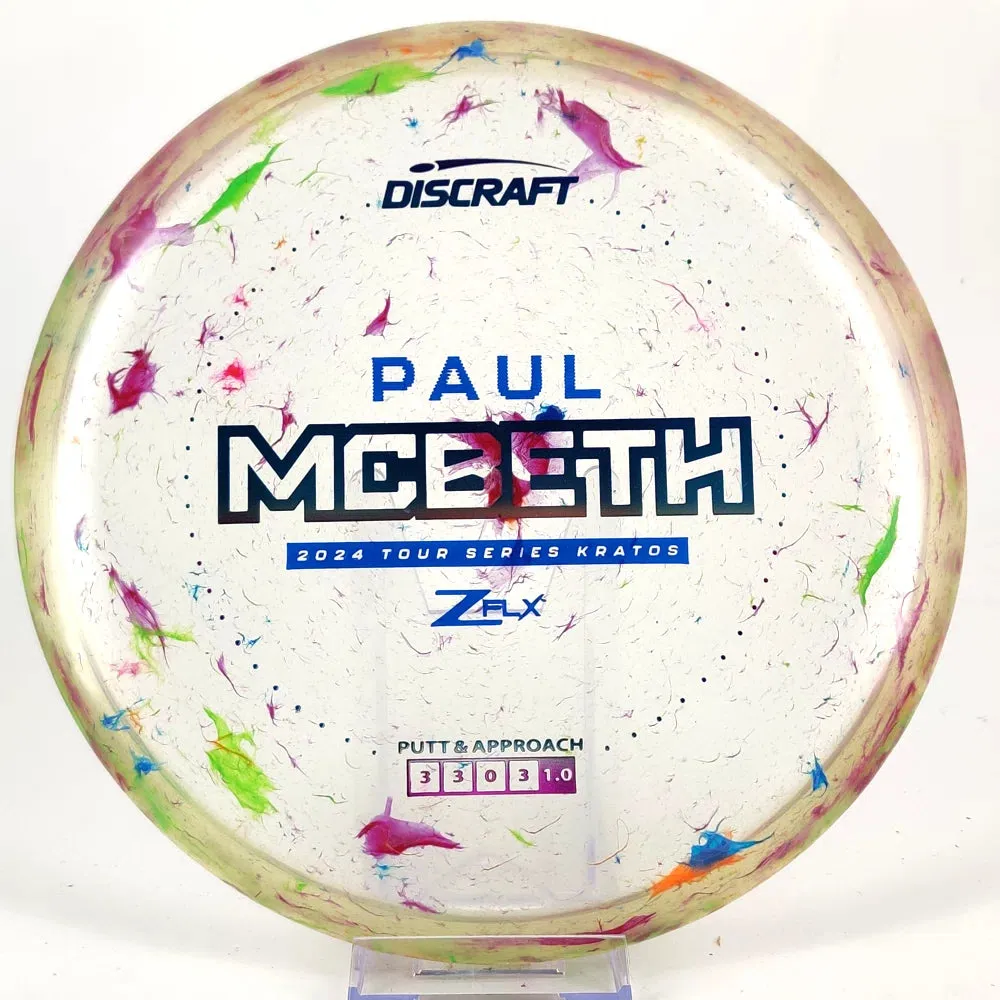 Discraft Paul McBeth Jawbreaker Z FLX Kratos - 2024 Tour Series