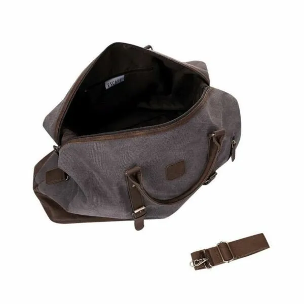 Escape Classic Canvas Large Travel Bag | Dark Grey