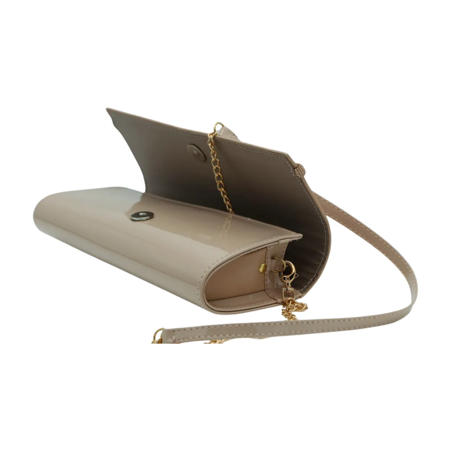 FABUCCI Nude Clutch Bag