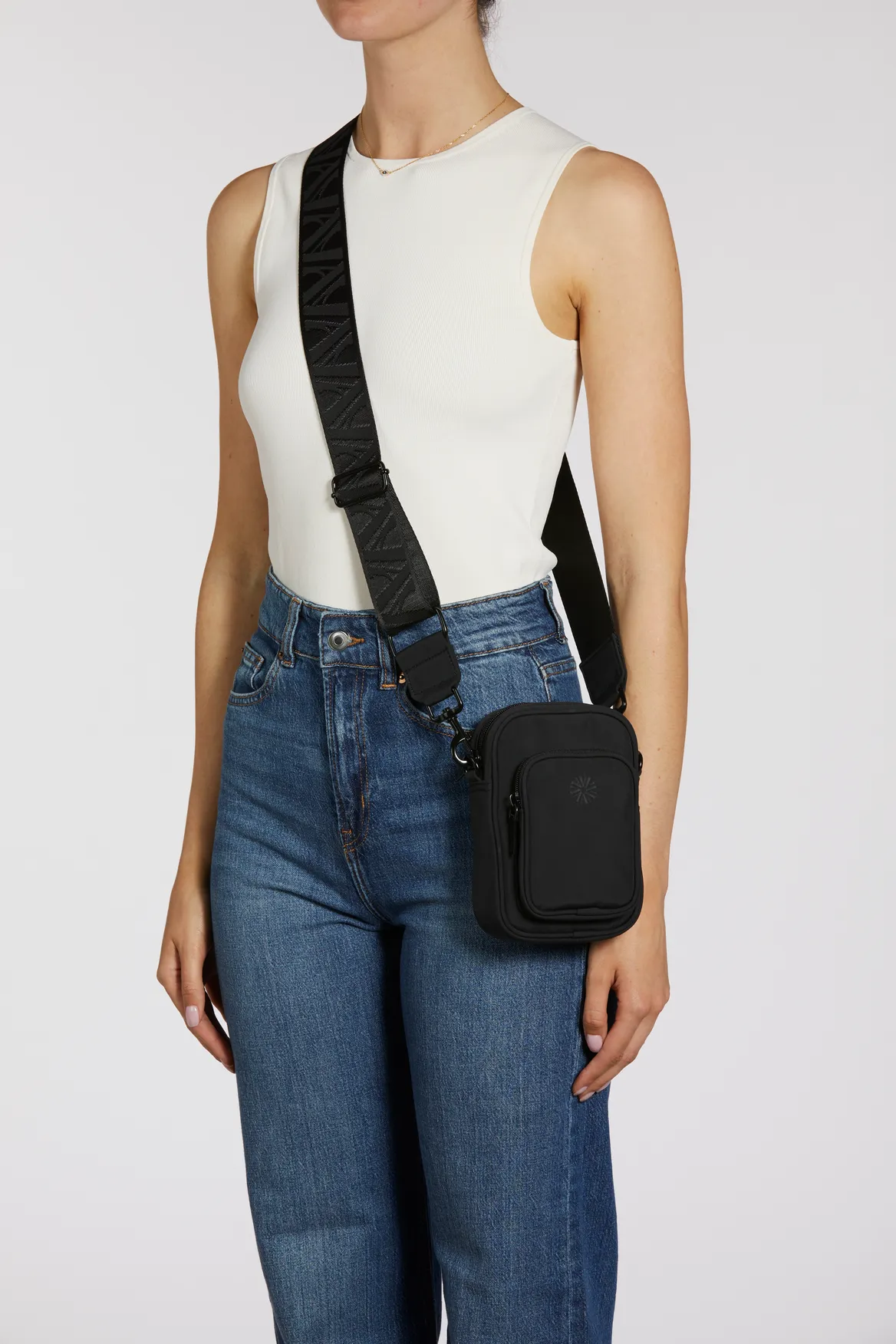 Gia Nylon Phone Crossbody Bag