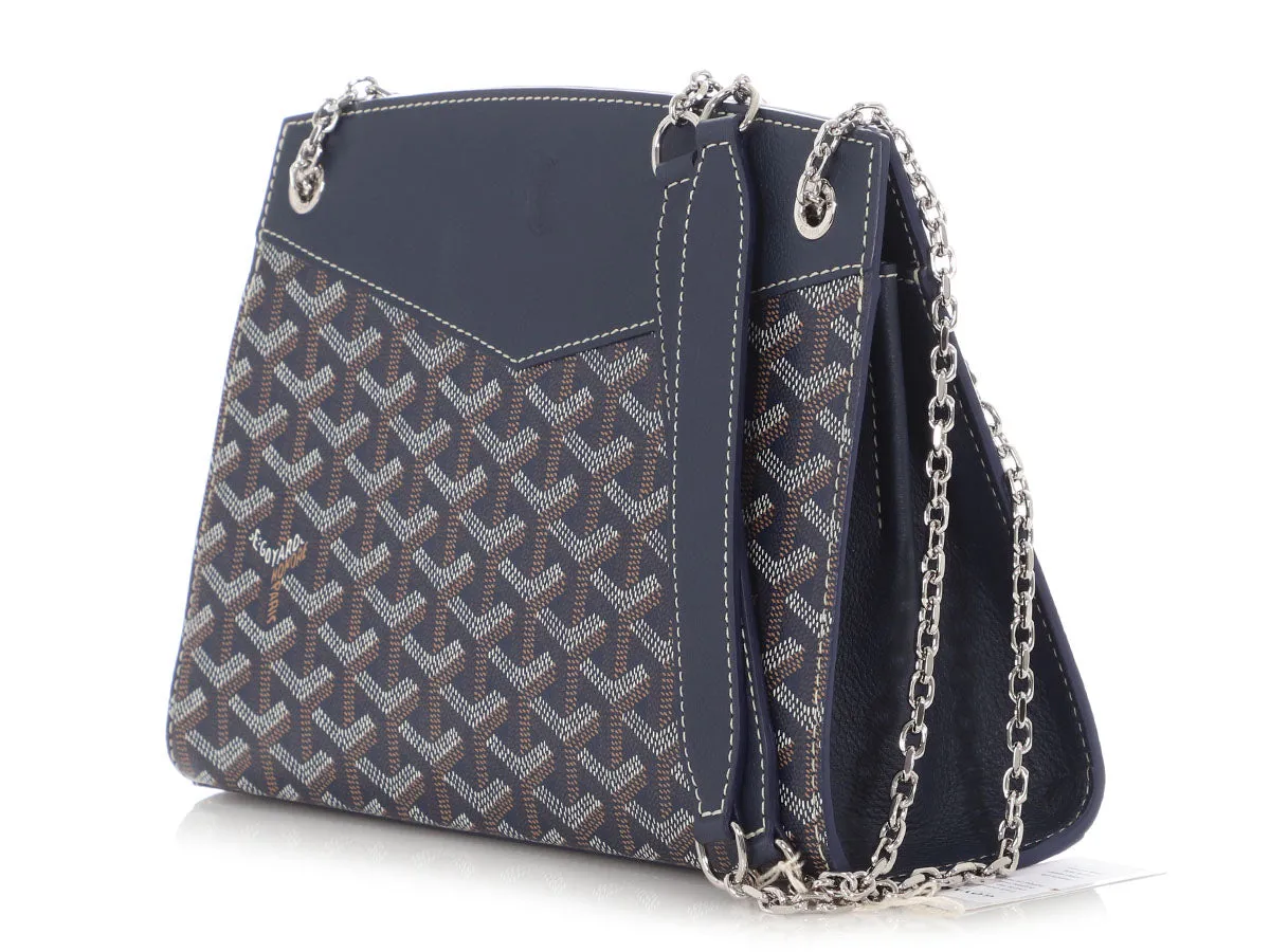 Goyard Mini Navy Rouette Structuré