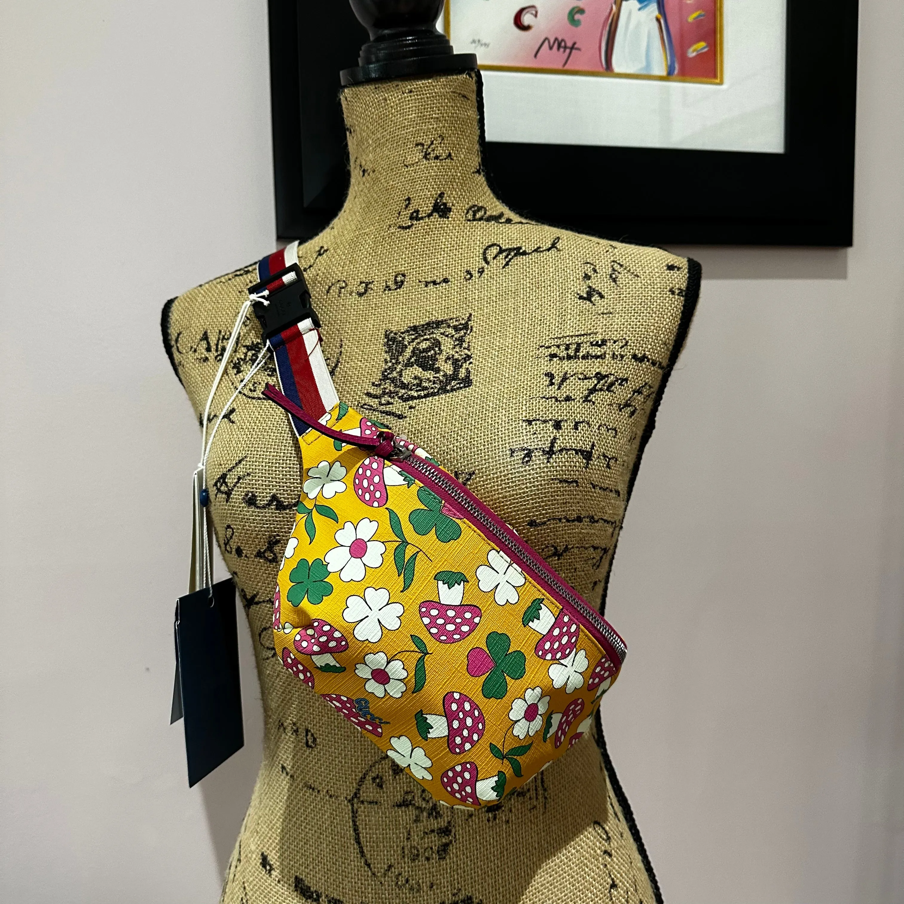 Gucci Floral/Mushroom Sling Bag/Fanny Pack/Bumbag