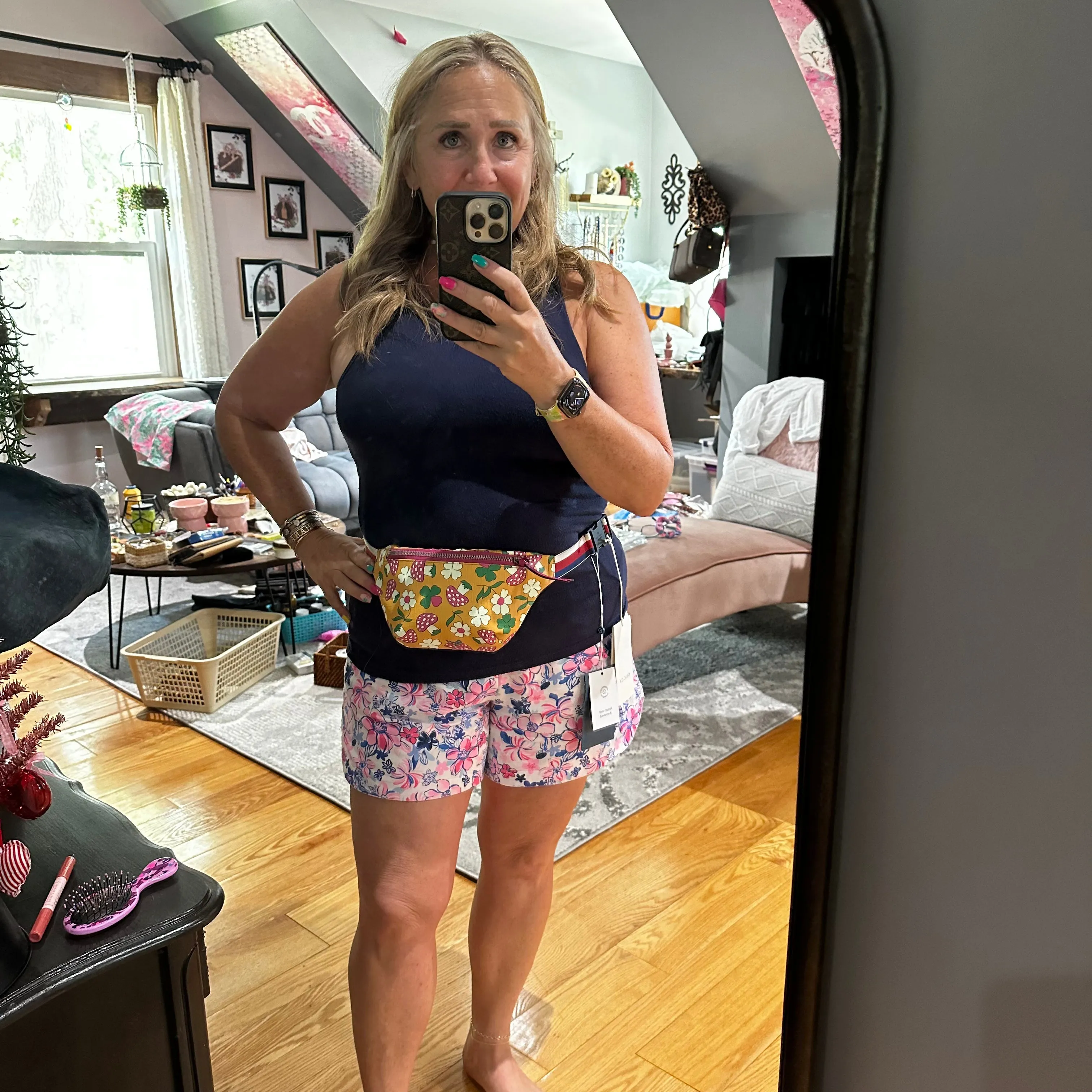 Gucci Floral/Mushroom Sling Bag/Fanny Pack/Bumbag