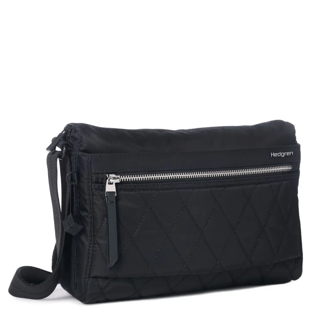 Hedgren Eye Medium Crossbody Bag RFID Quilted Black