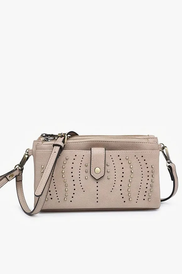 Jen & Co Ayra Wallet/Clutch- Beige