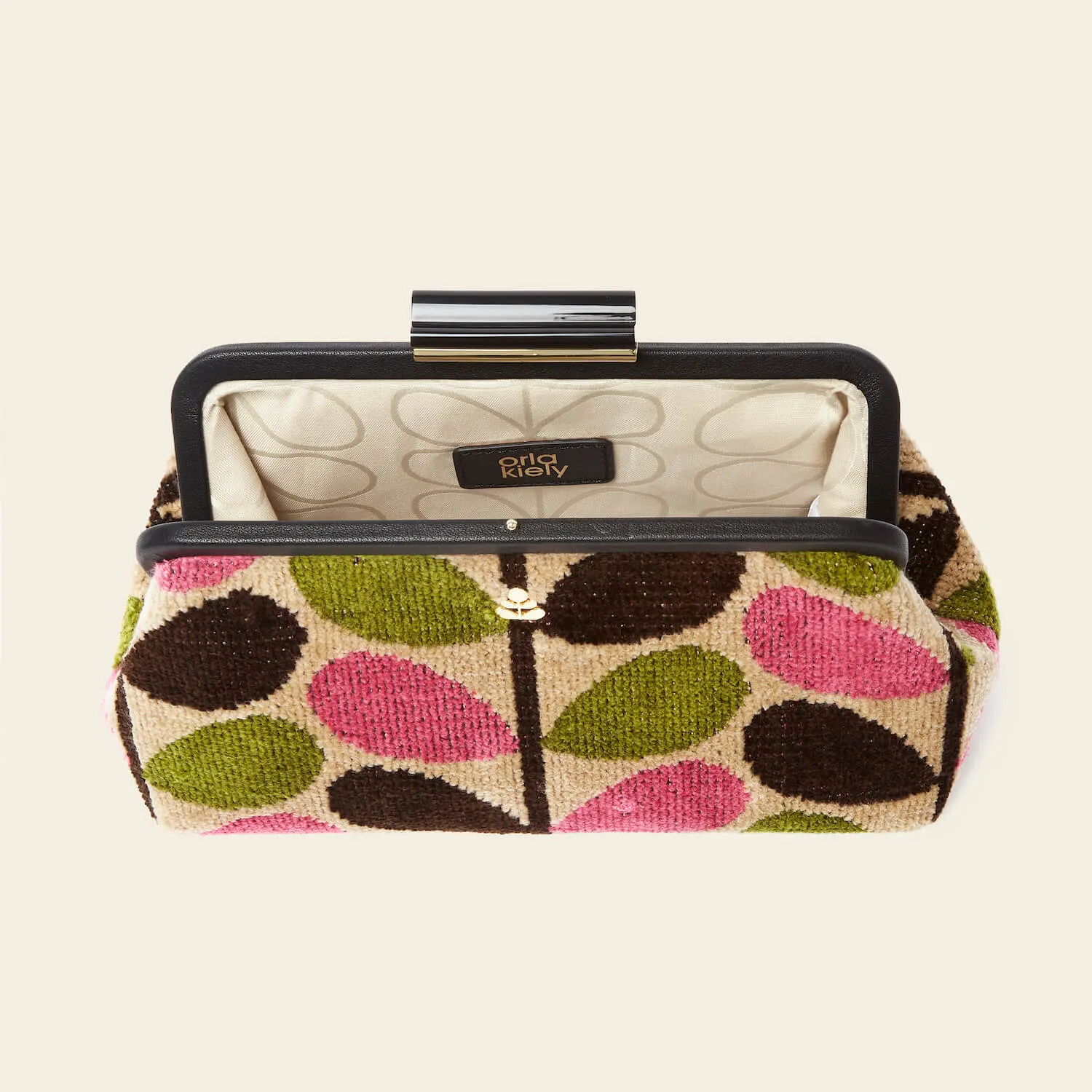 Jenny D Clutch - Pink Multi Stem