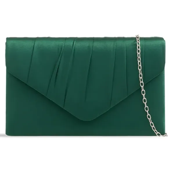 Koko Satin Envelope Clutch