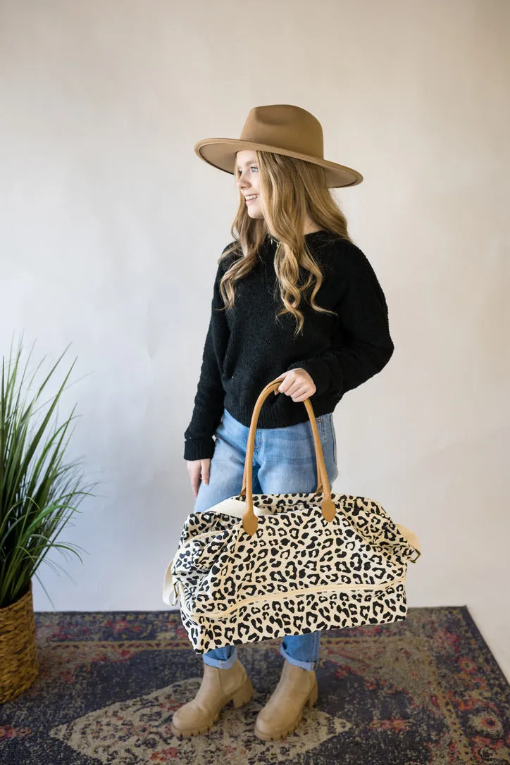 Leopard Weekender Tote Bag