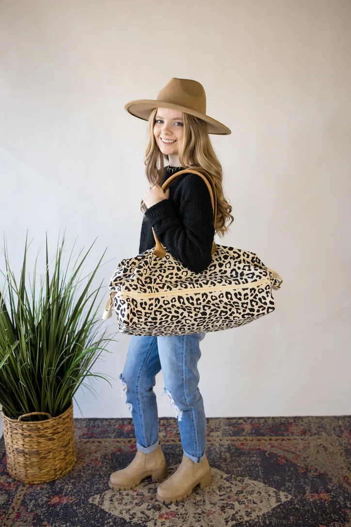 Leopard Weekender Tote Bag