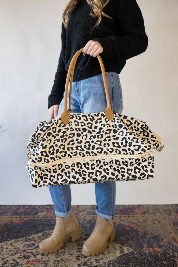 Leopard Weekender Tote Bag