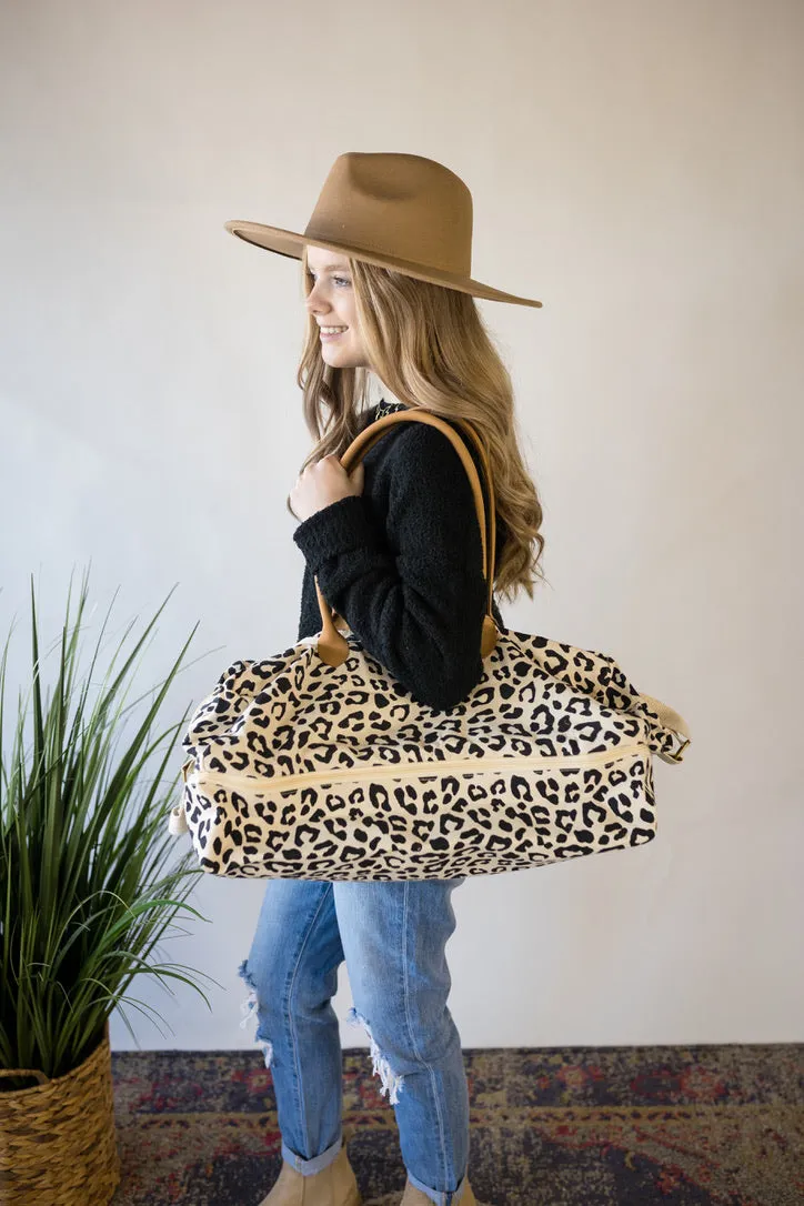 Leopard Weekender Tote Bag