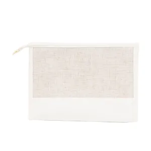 Linen Cosmetic Pouch