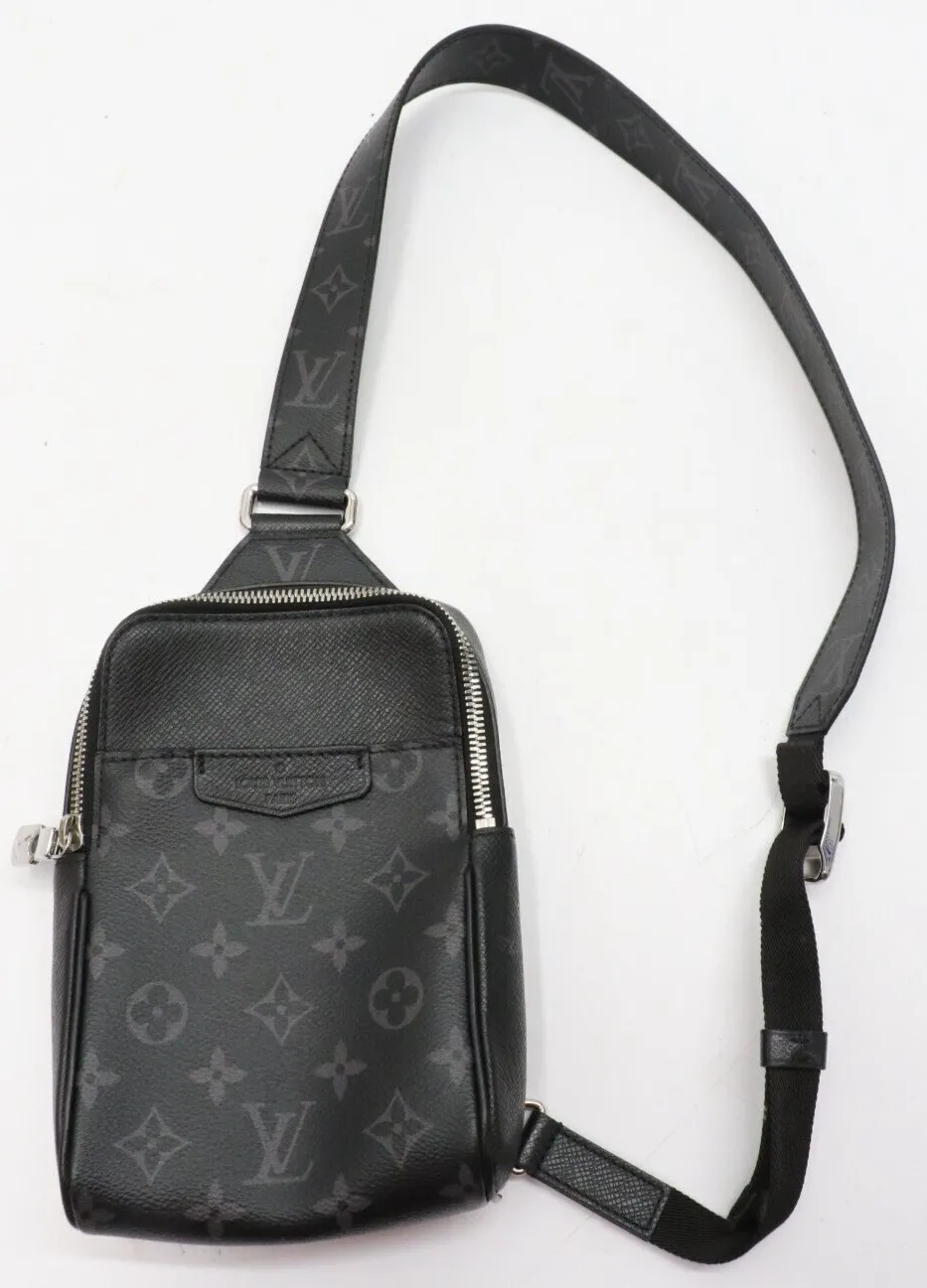 Louis Vuitton Taigarama Outdoor Sling Bag - Black