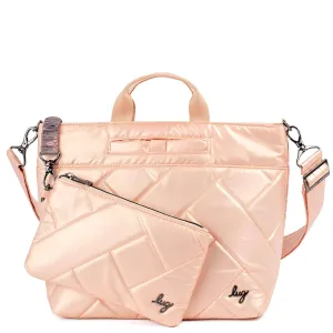 LUG Tenor 2pc Crossbody Bag in Metallic Rose Gold