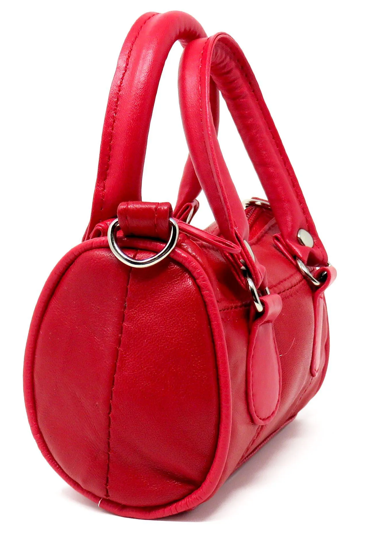 Mini Leather Satchel Handbag