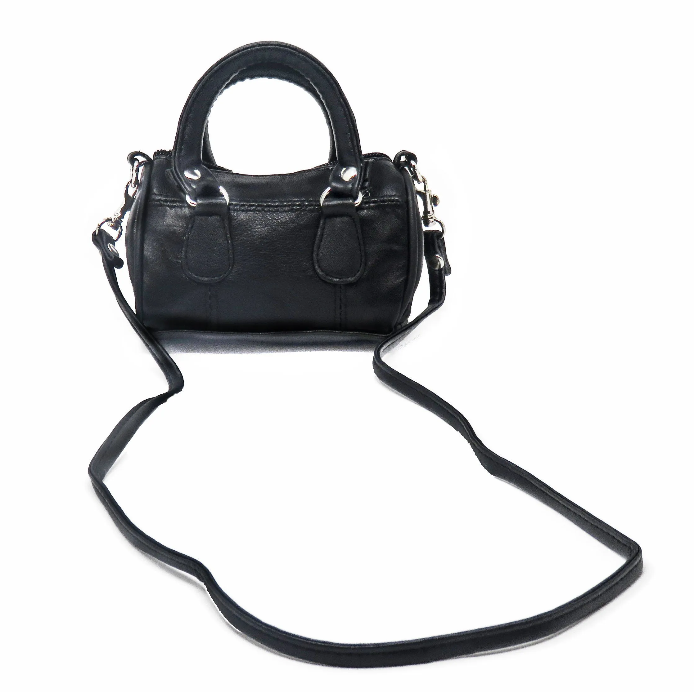 Mini Leather Satchel Handbag