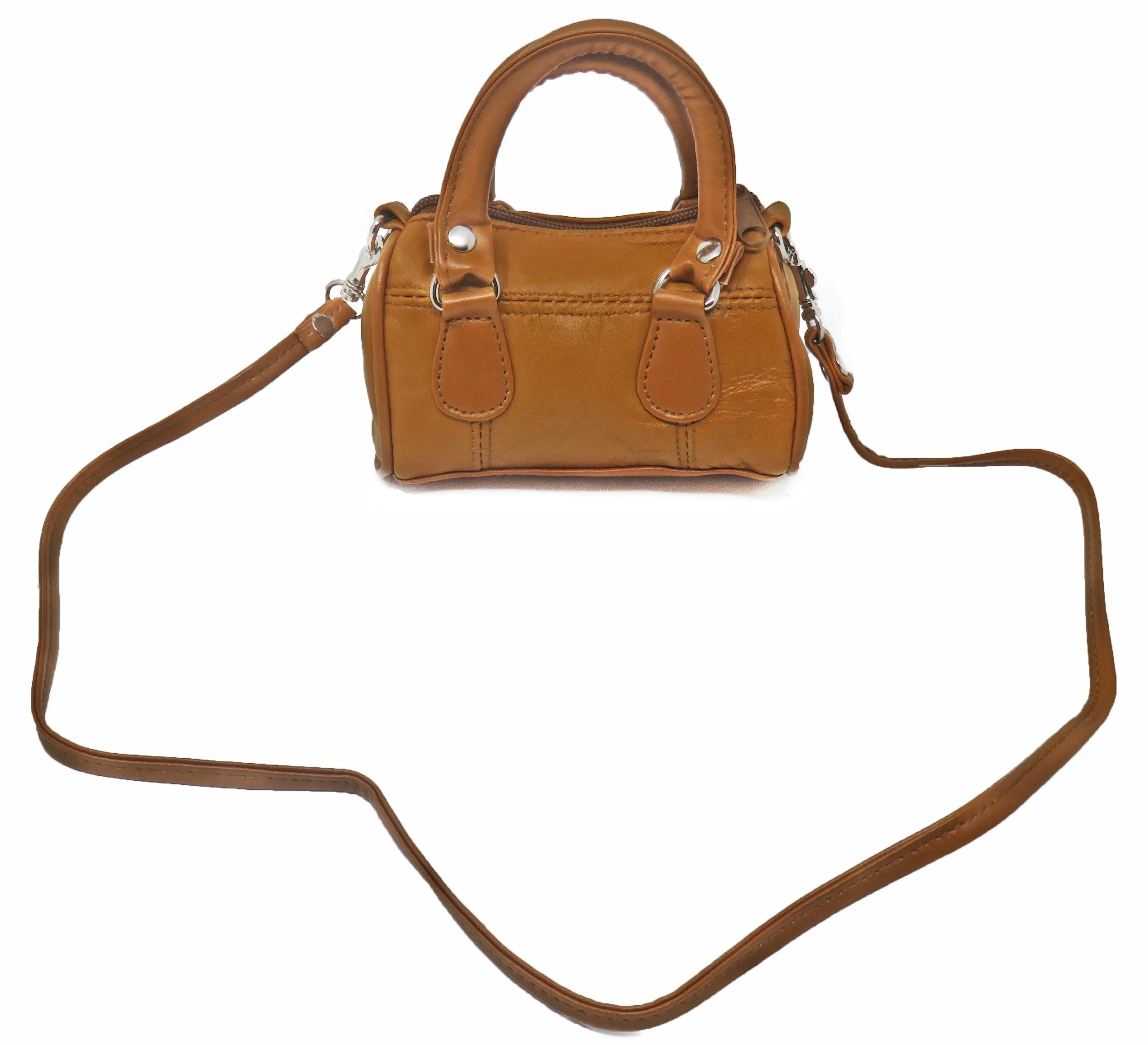 Mini Leather Satchel Handbag