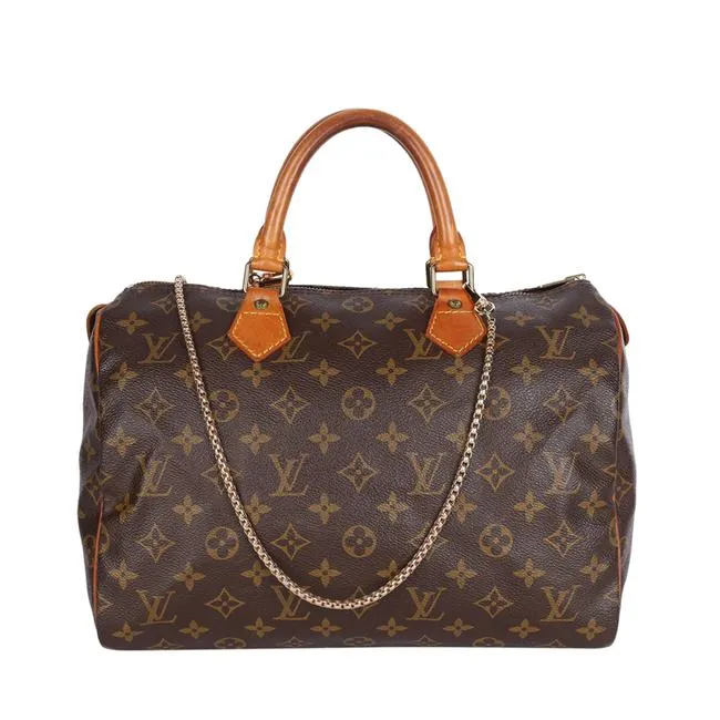 Monogram Canvas Speedy 30 Brown (Authentic Pre-Owned)